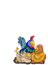 Cartoon: Hahn Ostern Huhn (small) by sabine voigt tagged hahn,ostern,huhn,ostereier,henne,hühner,bauernhof,landwirtschaft,geflügel