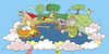 Cartoon: Himmel angeln angler Paradies (small) by sabine voigt tagged himmel,angeln,angler,paradies,vision,fischen,freizeit