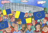 Cartoon: maidan ukraine (small) by sabine voigt tagged maidan,ukraine,russland,europa,krieg,kriese,putin