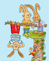 Cartoon: Ostern osterhase (small) by sabine voigt tagged osterhase,ostern,hase,eier,frühling,hasen,feier,fest,kirche,christen