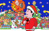 Cartoon: weihnachten Weihnachtsmarkt (small) by sabine voigt tagged weihnachten,weihnachtsmarkt,glühwein,advent,ärger,hass,feind,weihnachtsmann,kommerz,verkauf,besinnlichkeit,religion,christen,shopping