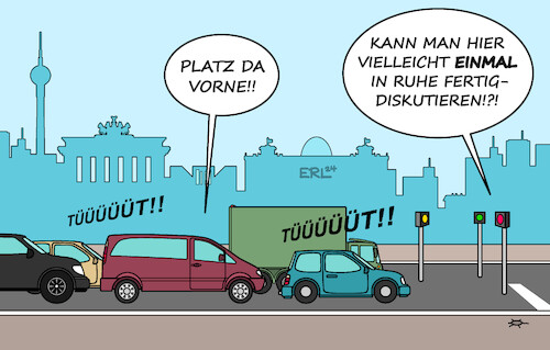 Cartoon: Ampelgespräche (medium) by Erl tagged politik,ampel,streit,wirtschaft,diskussion,ende,regierung,stau,karikatur,erl,politik,ampel,streit,wirtschaft,diskussion,ende,regierung,stau,karikatur,erl