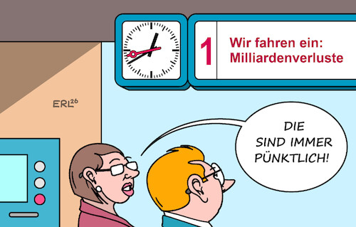 Bahn schreibt rote Zahlen