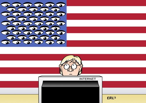 Cartoon: Big Barack is watching you (medium) by Erl tagged brother,big,beobachtung,sammeln,daten,internet,obama,barack,präsident,usa,usa,präsident,barack,obama,internet,daten,sammeln,beobachtung,big,brother