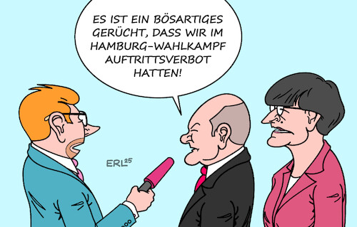 Cartoon: Hamburg-Wahl (medium) by Erl tagged politik,wahl,hamburg,spd,scholz,verlierer,bundestagswahl,esken,wahlkampf,karikatur,erl,politik,wahl,hamburg,spd,scholz,verlierer,bundestagswahl,esken,wahlkampf,karikatur,erl