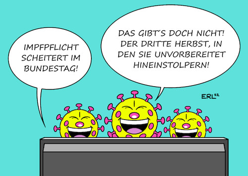 Cartoon: Impfpflicht und Weitsicht (medium) by Erl tagged politik,corona,virus,pandemie,covid19,schutz,impfung,impfen,vorbereitung,welle,herbst,winter,impfpflicht,abstimmung,bundestag,anträge,scheitern,kurzsichtigkeit,karikatur,erl,politik,corona,virus,pandemie,covid19,schutz,impfung,impfen,vorbereitung,welle,herbst,winter,impfpflicht,abstimmung,bundestag,anträge,scheitern,kurzsichtigkeit,karikatur,erl