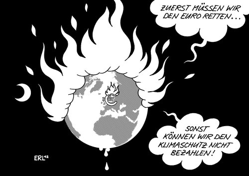 Cartoon: Klimagipfel 2012 5 (medium) by Erl tagged erderwärmung,klima,klimawandel,klimagipfel,klimakonferenz,doha,katar,2012,co2,kohlendioxid,ausstoß,kyoto,protokoll