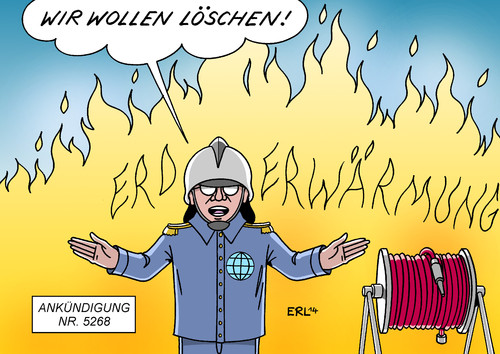 Cartoon: Klimagipfel Abschluss (medium) by Erl tagged klima,klimawandel,erderwärmung,klimagipfel,new,york,un,welt,erde,ankündigung,bekämpfung,feuer,feuerwehr,löschen,klima,klimawandel,erderwärmung,klimagipfel,new,york,un,welt,erde,ankündigung,bekämpfung,feuer,feuerwehr,löschen