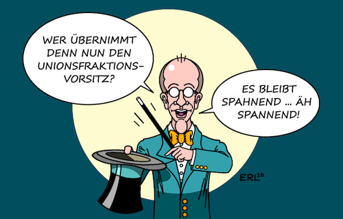 Cartoon: Magic Merz (medium) by Erl tagged politik,rücktritt,jens,spahn,kind,leihmutter,merz,suche,fraktionsvorsitz,union,cdu,csu,zauberer,zylinder,hut,spannung,karikatur,erl,politik,rücktritt,jens,spahn,kind,leihmutter,merz,suche,fraktionsvorsitz,union,cdu,csu,zauberer,zylinder,hut,spannung,karikatur,erl
