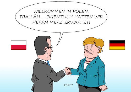 Merkel Polen