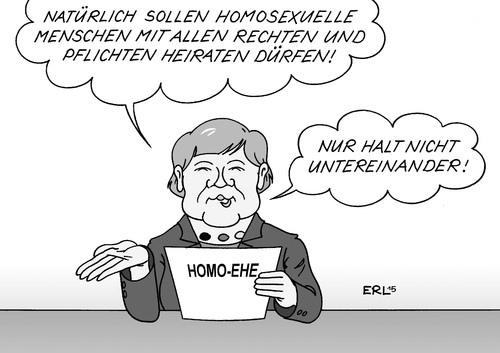 Merkel zur Homo-Ehe