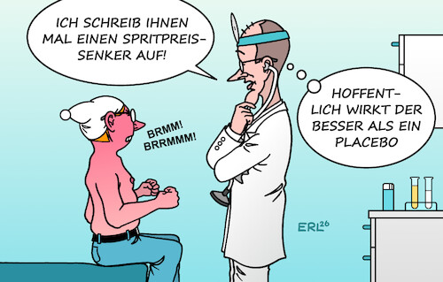Cartoon: Merz Spezial Dragees (medium) by Erl tagged politik,irankrieg,anstieg,ölpreis,spritpreis,benzin,diesel,regierung,rezept,placebo,merz,medizin,arzt,karikatur,erl,politik,irankrieg,anstieg,ölpreis,spritpreis,benzin,diesel,regierung,rezept,placebo,merz,medizin,arzt,karikatur,erl
