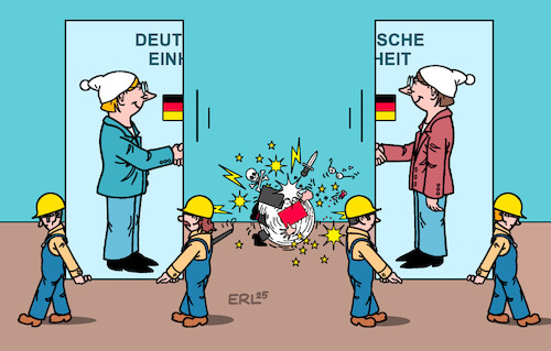 Nach der Einheitsfeier