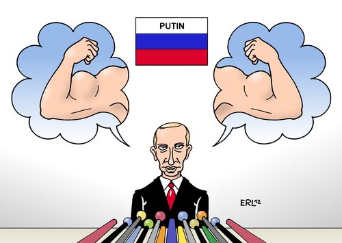 Cartoon: Putin (medium) by Erl tagged putin,russland,pressekonferenz,stärke,demokratie,menschenrechte,pressefreiheit,opposition,putin,russland,pressekonferenz,stärke,demokratie,menschenrechte,pressefreiheit,opposition