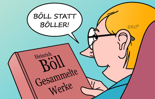 Cartoon: Ruhiger Silvesterabend (medium) by Erl tagged politik,silvester,2025,feuerwerk,böller,lärm,verletzungen,feinstaub,lesen,heinrich,böll,karikatur,erl,politik,silvester,2025,feuerwerk,böller,lärm,verletzungen,feinstaub,lesen,heinrich,böll,karikatur,erl