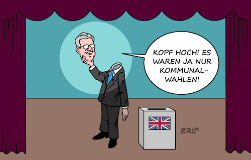 Cartoon: Sein oder Nichtsein (medium) by Erl tagged politik,großbritannien,gb,uk,kommunalwahlen,niederlage,labour,forderungen,rücktritt,premierminister,keir,starmer,hamlet,theater,drama,shakespeare,karikatur,erl,politik,großbritannien,gb,uk,kommunalwahlen,niederlage,labour,forderungen,rücktritt,premierminister,keir,starmer,hamlet,theater,drama,shakespeare,karikatur,erl