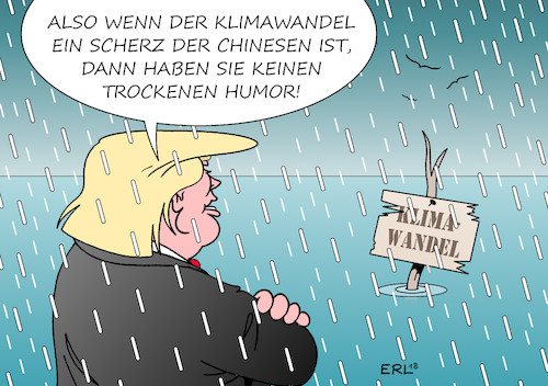 Cartoon: Trump Klimawandel (medium) by Erl tagged politik,usa,präsident,donald,trump,erderwärmung,klimawandel,erfindung,lüge,scherz,china,chinesen,schädigung,us,wirtschaft,wetter,extremwetter,hitze,dürren,waldbrände,hurrikan,orkan,sturm,starkregen,überflutung,hochwasser,meinung,änderung,trockener,humor,karikatur,erl,politik,usa,präsident,donald,trump,erderwärmung,klimawandel,erfindung,lüge,scherz,china,chinesen,schädigung,us,wirtschaft,wetter,extremwetter,hitze,dürren,waldbrände,hurrikan,orkan,sturm,starkregen,überflutung,hochwasser,meinung,änderung,trockener,humor,karikatur,erl