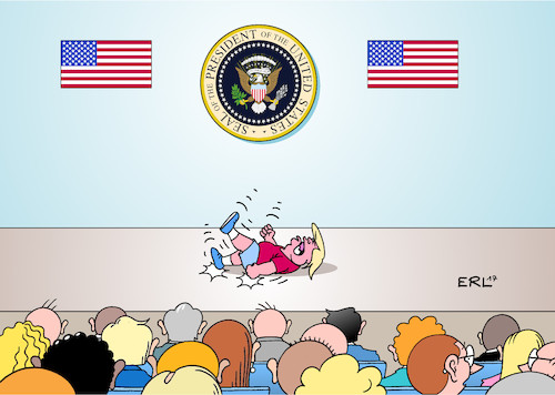 Cartoon: Trump Pressekonfernz I (medium) by Erl tagged usa,präsident,donald,trump,amt,führung,chaos,pannen,pressekonferenz,wut,trotz,trotzphase,kleinkind,beschimpfung,medien,lügenpresse,fakenews,fake,news,karikatur,erl,usa,präsident,donald,trump,amt,führung,chaos,pannen,pressekonferenz,wut,trotz,trotzphase,kleinkind,beschimpfung,medien,lügenpresse,fakenews,fake,news,karikatur,erl