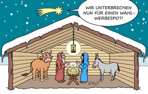 Wahlkampf in der Weihnachtszeit