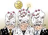 Cartoon: 1 Jahr Schwarz-Gelb (small) by Erl tagged regierung,koalition,schwarz,gelb,cdu,csu,fdp,merkel,seehofer,westerwelle,zank,nichtstun,unzufriedenheit,murks,geburtstag,torte