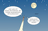 Cartoon: Artemis 2 (small) by Erl tagged politik,raumfahrt,mond,mondmission,artemis,usa,kanada,astronautin,astronaut,motivation,entfernung,abstand,trump,karikatur,erl