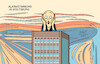 Cartoon: Au weh! (small) by Erl tagged politik,auto,automobilbau,volkswagen,vw,stellenabbau,werksschließungen,alarmstimmung,untergangsstimmung,wolfsburg,munch,der,schrei,gemälde,karikatur,erl