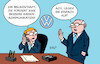 Cartoon: Belegt (small) by Erl tagged politik,industrie,auto,autobauer,volkswagen,vw,sparkurs,krise,kommunikation,konzernspitze,beschwerde,belegschaft,karikatur,erl