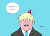 Cartoon: Boris Johnson (small) by Erl tagged politik,großbritannien,uk,premierminister,boris,johnson,party,parties,downingstreet,lockdown,corona,virus,pandemie,covid19,karikatur,erl