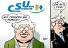 Cartoon: CSU (small) by Erl tagged csu,partei,bayern,vetternwirtschaft,amigos,verwandtschaft,anstellung,landtag,abgeordnete,gehalt,steuergeld,spd,grüne,seehofer,familie,förderung,alt,filz