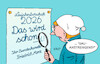 Cartoon: Das Kleingedruckte (small) by Erl tagged politik,ansprache,bundeskanzler,merz,zuversicht,2026,reformen,anstrengung,kleingedrucktes,lupe,michel,karikatur,erl