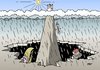 Cartoon: Davos (small) by Erl tagged davos,weltwirtschaftsforum,gespräche,wirtschaft,wolkenkuckucksheim,wolken,regen,finanzkrise,schulden,pleite,schuldenkrise,schuldenloch,pleitegeier