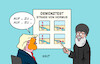 Cartoon: Demenztest (small) by Erl tagged politik,usa,präsident,donald,trump,demenztest,bestanden,irankrieg,straße,von,hormus,iran,druckmittel,öffnung,schließung,karikatur,erl