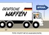 Cartoon: Deutsche Waffen (small) by Erl tagged deutschland,bundeskanzlerin,merkel,afrika,reise,waffen,geschäft,hunger,katastrophe