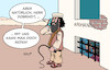 Cartoon: Dobrindt und die Taliban (small) by Erl tagged politik,innenminister,dobrindt,asyl,abschiebungen,afghanistan,gespräche,taliban,unterdrückung,frauen,mädchen,karikatur,erl