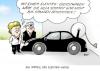 Cartoon: Elektro-Auto (small) by Erl tagged elektroauto merkel steinmeier ulla schmidt dienstwagen spanien reichweite