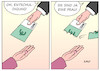 Cartoon: Equal Pay Day (small) by Erl tagged politik,gesellschaft,gleichberechtigung,frau,mann,ungleichheit,lohn,gehalt,equal,pay,day,ungerechtigkeit,geld,arbeit,wert,wertschätzung,karikatur,erl