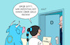 Cartoon: EU-Haushalt (small) by Erl tagged politik,eu,haushalt,erhöhung,beitrag,deutschland,merz,haustür,zeugen,jehovas,europa,stier,karikatur,erl