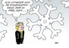 Cartoon: FDP (small) by Erl tagged fdp,umfragewerte,absturz,klein,schnee,schneeflocke,groß,relativ,westerwelle