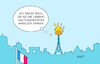 Cartoon: Frankreich (small) by Erl tagged politik,frankreich,proteste,lebenshaltungskosten,gewalt,feuer,paris,eiffelturm,karikatur,erl