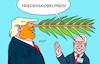 Cartoon: Friedensnobelpreis (small) by Erl tagged politik,ministerpräsident,israel,netanjahu,besuch,usa,trump,vorschlag,friedensnobelpreis,olivenzweig,pinocchio,karikatur,erl