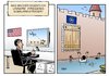 Cartoon: Friedensnobelpreisträger (small) by Erl tagged friedensnobelpreis,friedensnobelpreisträger,usa,eu,drohnen,tötung,grenze,dicht,flüchtlinge,europa,krokodil