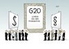Cartoon: G20 Finanzkrise (small) by Erl tagged g20 finanzkrise konsequenzen freiheit regulierung dollar paragraf standpunkt konsequenz lehre