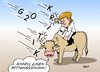 Cartoon: G20 Kritik (small) by Erl tagged g20,gipfel,industristaaten,industrienationen,schulden,krise,kritik,eu,europa,usa,china,russland,schwellenländer,rettungsschirm,bundeskanzlerin,angela,merkel,stier