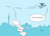 Cartoon: Kommt ein Vogel geflogen (small) by Erl tagged politik,wiederholung,wahl,berlin,abgeordnetenhaus,panne,briefwahl,brieftaube,karikatur,erl