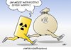 Cartoon: Laufzeitverlängerung (small) by Erl tagged atomenergie,atomkraft,atomkraftwerk,laufzeit,laufzeitverlängerung,energiekonzern,geld,gewinn,atommüll,endlager