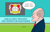 Cartoon: Meistertrainer (small) by Erl tagged politik,sport,fußball,bayer,leverkusen,meister,trainer,xabi,alonso,abschied,altbundeskanzler,olaf,scholz,karikatur,erl
