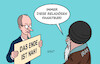 Cartoon: Merz zum Iran (small) by Erl tagged politik,iran,proteste,regime,islamismus,religion,fanatismus,chamenei,bundeskanzler,merz,vorhersage,ende,karikatur,erl