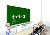 Cartoon: Nachhilfe (small) by Erl tagged hre,hypo,real,estate,bank,bilanz,verrechnet,55,milliarden,rechnen,mathematik,nachhilfe,schäuble,banker
