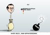 Cartoon: Neuer Besen (small) by Erl tagged innenminister,neu,friedrich,terror,anschlag,gefahr,islamismus,besen,bundesministerium