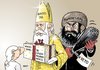 Cartoon: Nikolaus (small) by Erl tagged wachstumsbeschleunigungsgesetz,bundestag,bundesrat,veto,nikolaus,knecht,ruprecht,grampus
